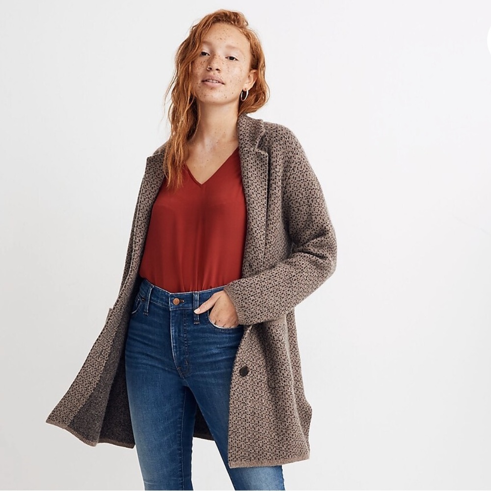 Madewell Sweater Coat in Coziest Yarn